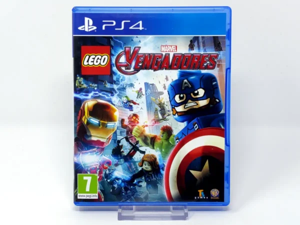 Portada de LEGO Marvel Vengadores (ESP) para PlayStation 4, edición PAL España, de segunda mano