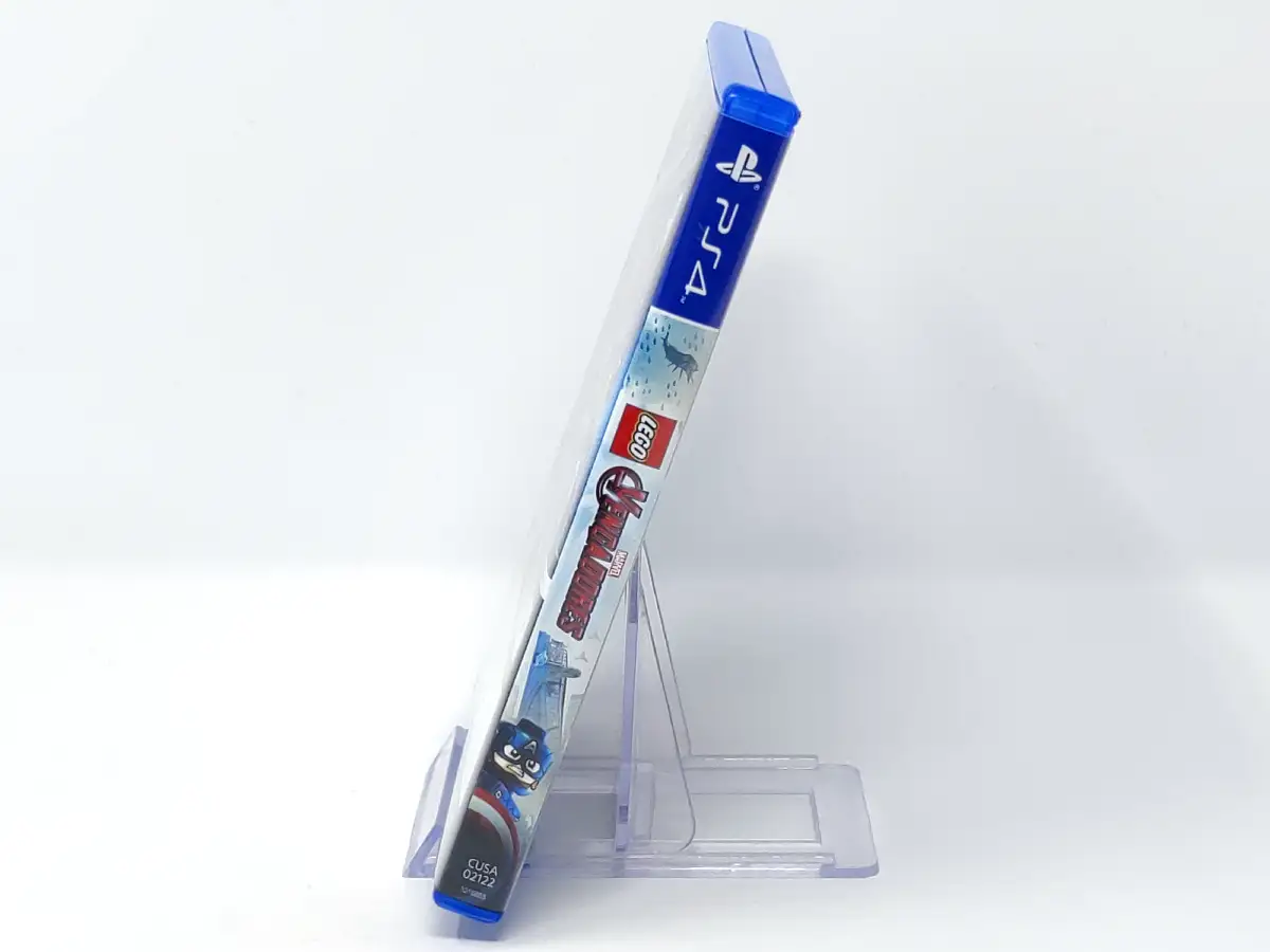 Lateral de la caja de LEGO Marvel Vengadores (ESP) para PlayStation 4