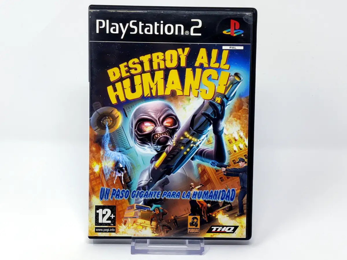 Portada de Destroy All Humans! (ESP) (Rebajado) para PlayStation 2, edición PAL España, de segunda mano