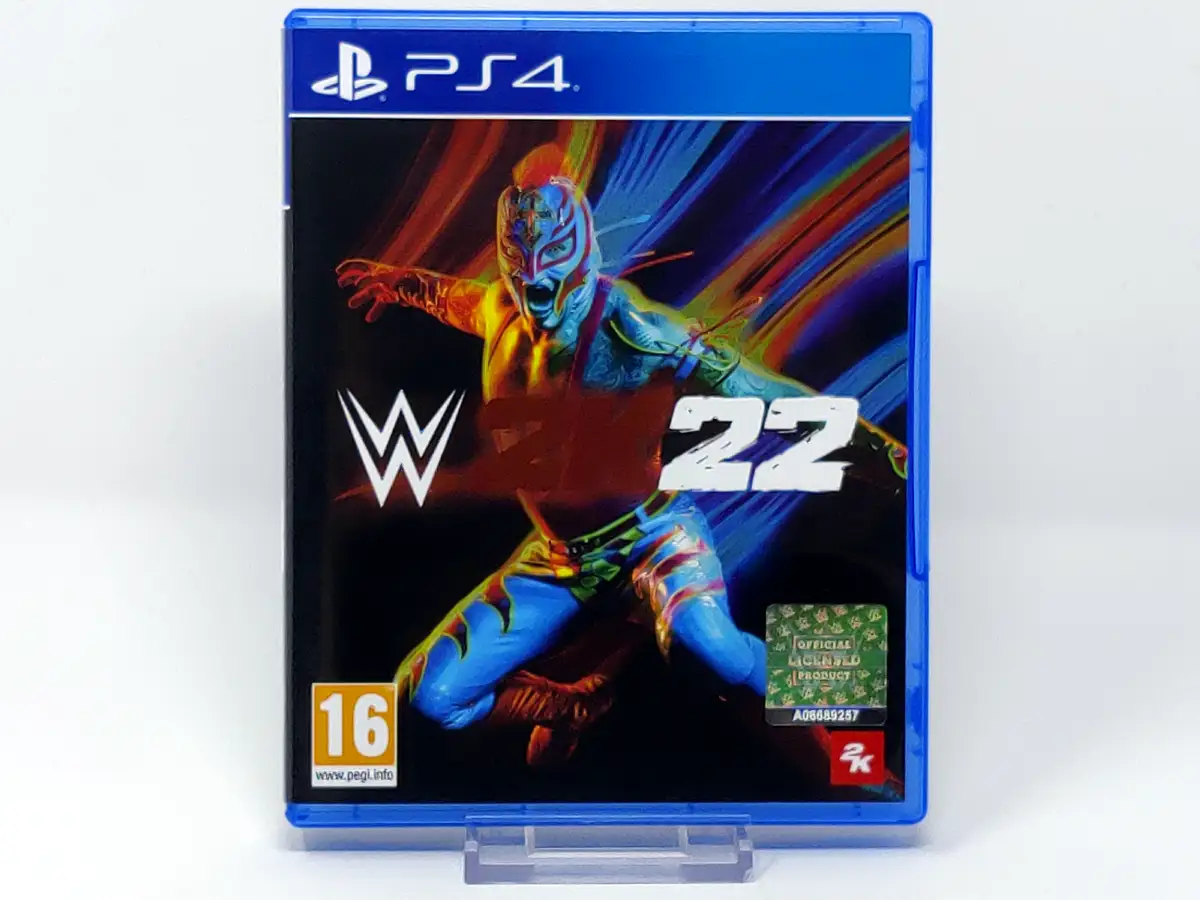 Portada de WWE 2K22 (ESP) para PlayStation 4, edición PAL España, de segunda mano
