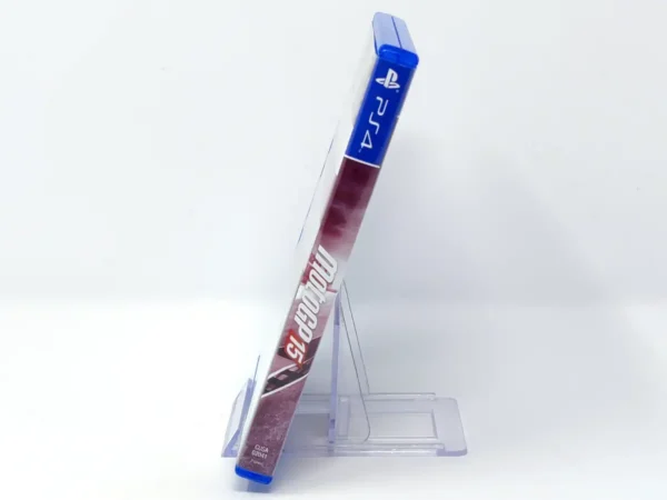 Lateral de la caja de MotoGP 15 (ESP) para PlayStation 4