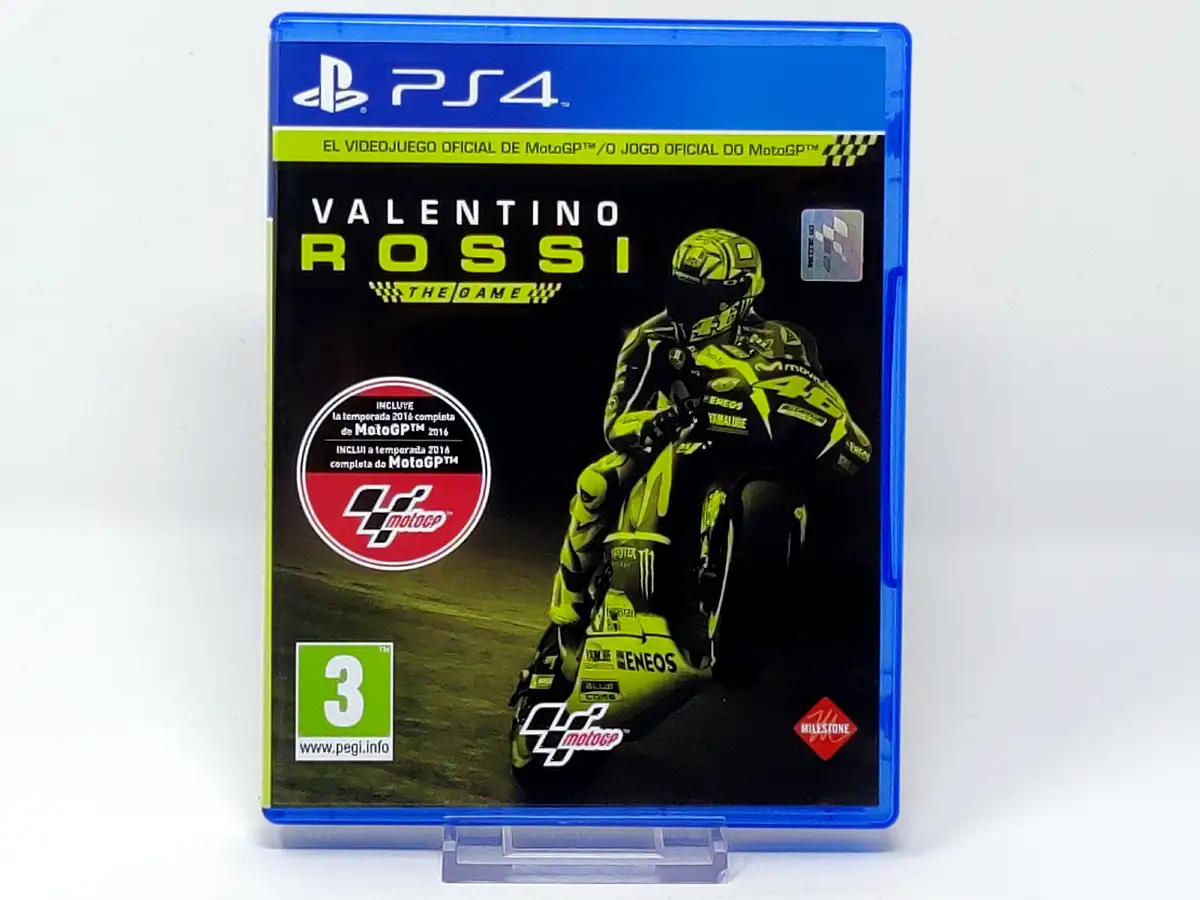 Portada de Valentino Rossi: The Game (ESP) para PlayStation 4, edición PAL España, de segunda mano