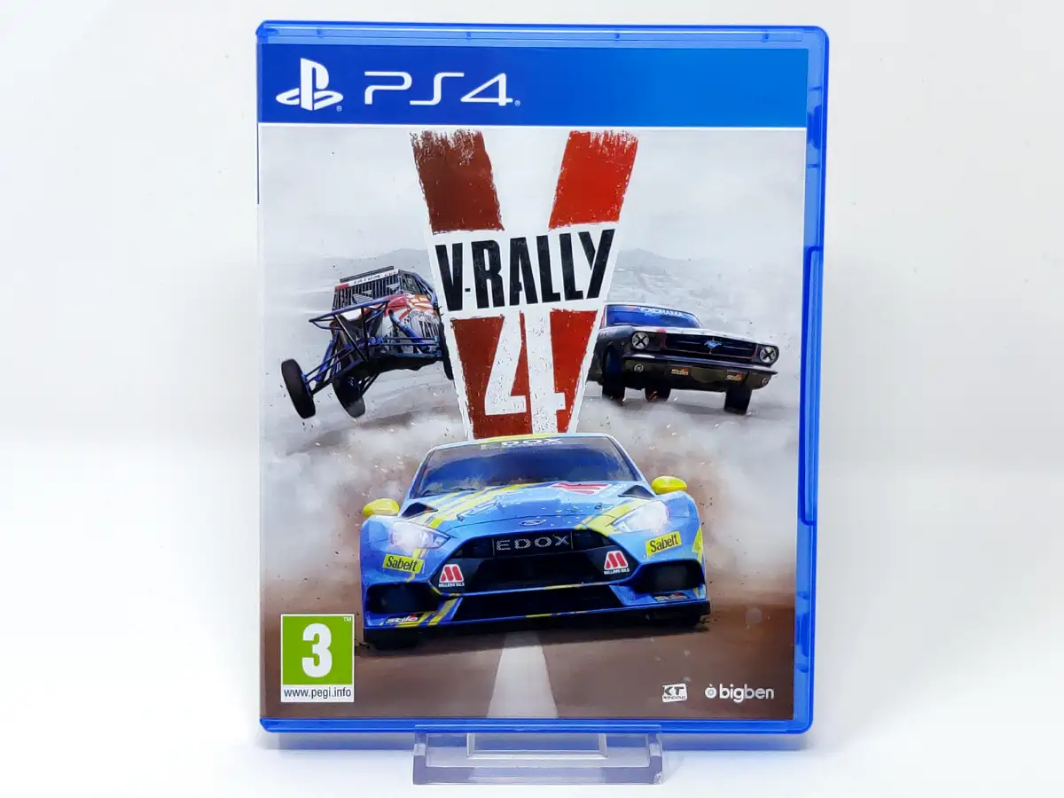 Portada de V-Rally 4 (ESP) para PlayStation 4, edición PAL España, de segunda mano