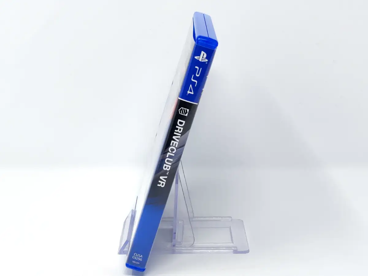 Lateral de la caja de DRIVECLUB VR (ESP) para PlayStation 4