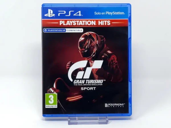 Portada de Gran Turismo Sport (ESP) (PS Hits) para PlayStation 4, edición PAL España, de segunda mano