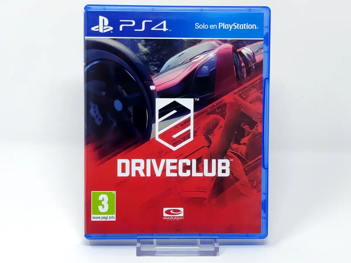 Portada de DRIVECLUB (ESP) para PlayStation 4, edición PAL España, de segunda mano