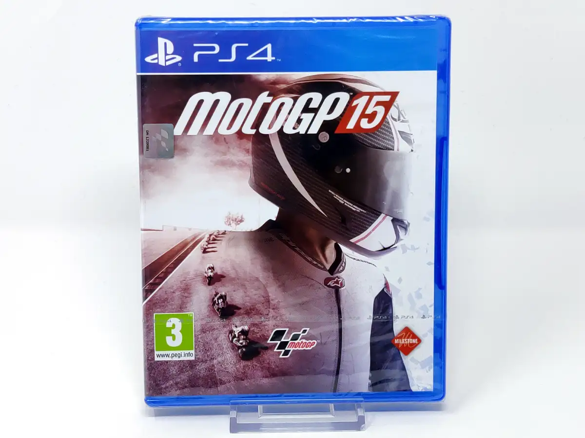Portada de MotoGP 15 (ESP) (v2) (Precintado) para PlayStation 4, edición PAL España, nuevo