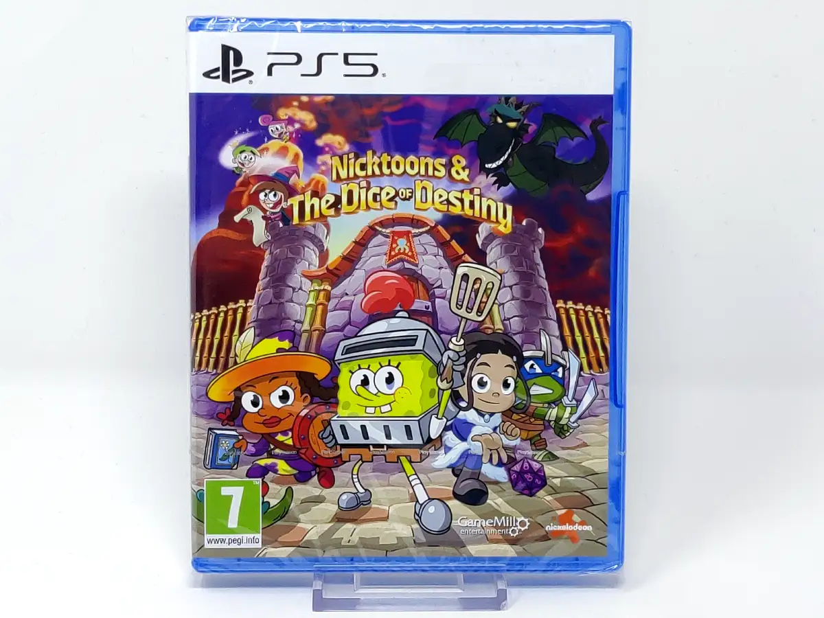 Portada de Nicktoons & The Dice of Destiny (ESP) (Precintado) para PlayStation 5, edición PAL España, nuevo