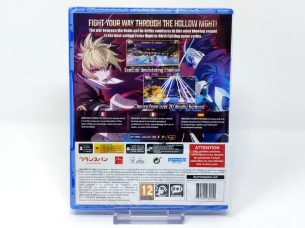 Parte trasera de Under Night In-Birth II Sys:Celes (ESP) (Precintado) para PlayStation 5, edición PAL España