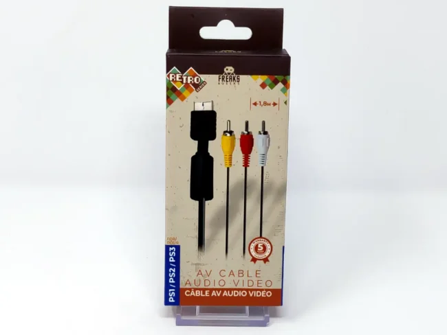 Cable AV Video para PS1/PS2/PS3