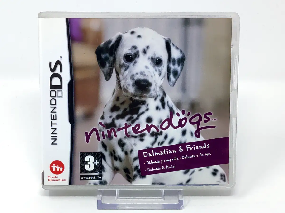 Portada de Nintendogs: Dalmatian & Friends (ESP) para Nintendo DS, edición PAL España, de segunda mano