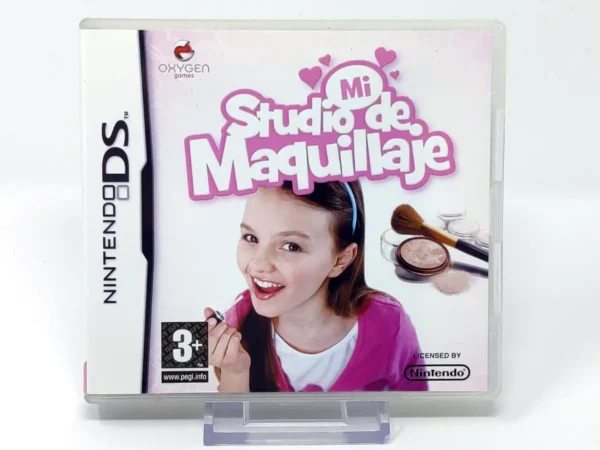 Portada de Mi Studio de Maquillaje (ESP) para Nintendo DS, edición PAL España, de segunda mano