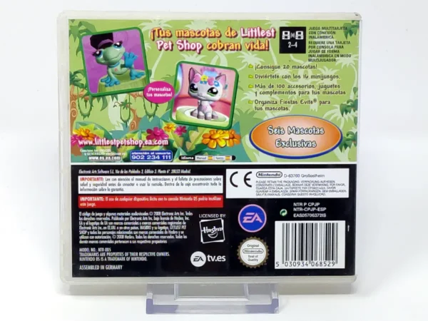Parte trasera de Littlest Pet Shop: Jungle (ESP) (Rebajado) para Nintendo DS, edición PAL España