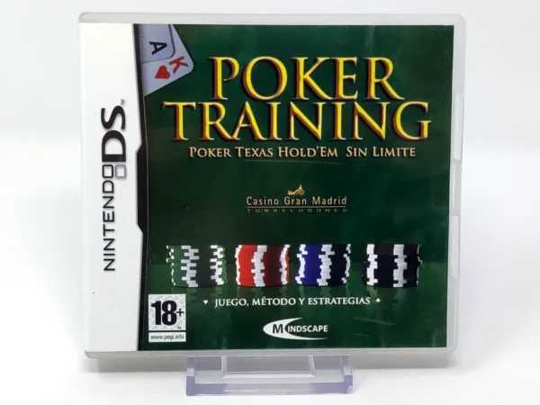 Portada de Poker Training (ESP) para Nintendo DS, edición PAL España, de segunda mano
