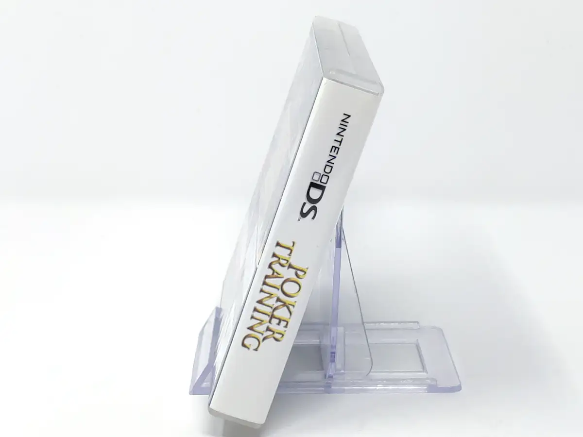 Lateral de la caja de Poker Training (ESP) para Nintendo DS