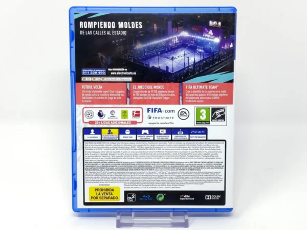 Parte trasera de FIFA 20 (ESP) (v2) para PlayStation 4, edición PAL España