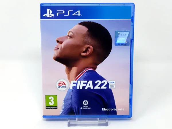 Portada de FIFA 22 (ESP) para PlayStation 4, edición PAL España, de segunda mano