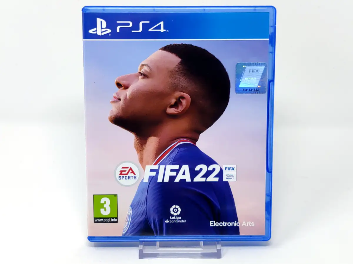 Portada de FIFA 22 (ESP) para PlayStation 4, edición PAL España, de segunda mano
