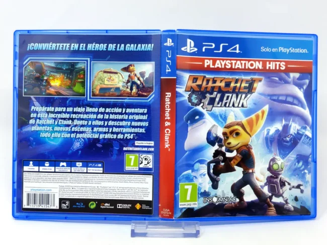 Ratchet & Clank (ESP) (PS Hits) (v2) (Carátula)