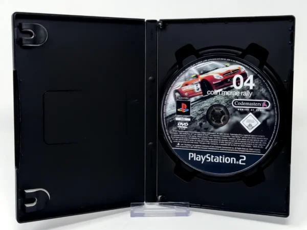 Interior del juego Colin McRae Rally 04 (ESP) (Rebajado) para PlayStation 2 con disco y manual