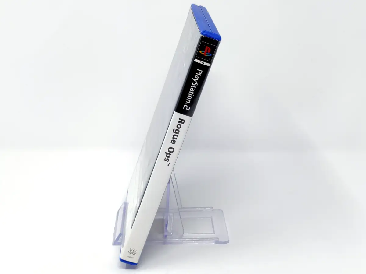 Lateral de la caja de Rogue Ops (ESP) para PlayStation 2