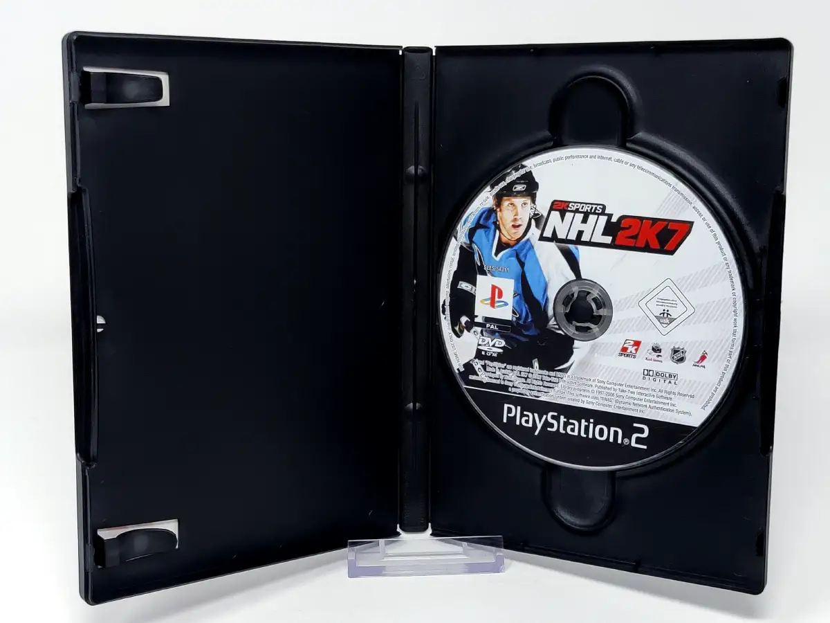 Interior del juego NHL 2K7 (ESP) (Rebajado) para PlayStation 2 con disco y manual