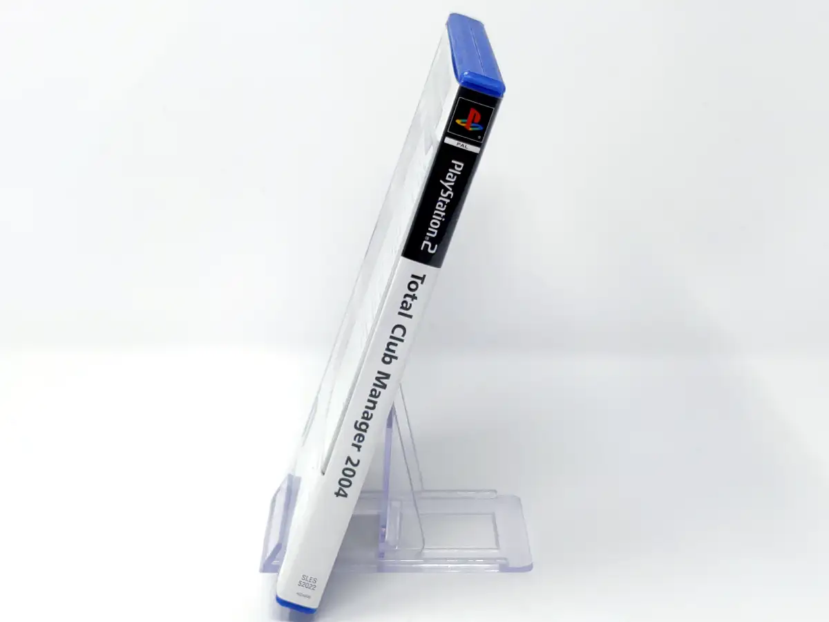 Lateral de la caja de Total Club Manager 2004 (ESP) (v2) para PlayStation 2