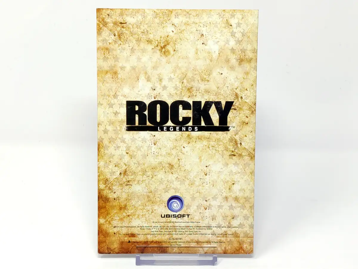 Rocky Legends (ESP) (Manual) para PlayStation 2, edición PAL España, de segunda mano