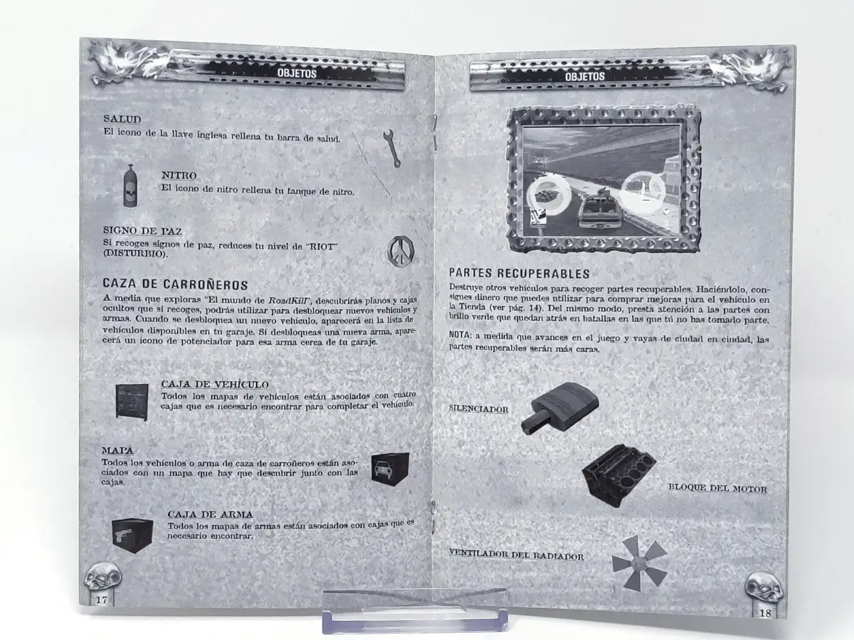 RoadKill (ESP) (Manual) para PlayStation 2, edición PAL España, de segunda mano
