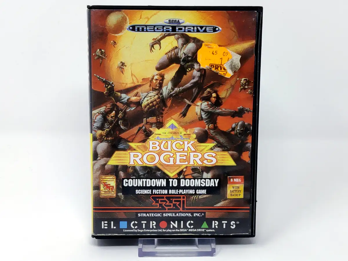 Portada de Buck Rogers: Countdown to Doomsday (ESP) para Sega Mega Drive, edición PAL España, de segunda mano