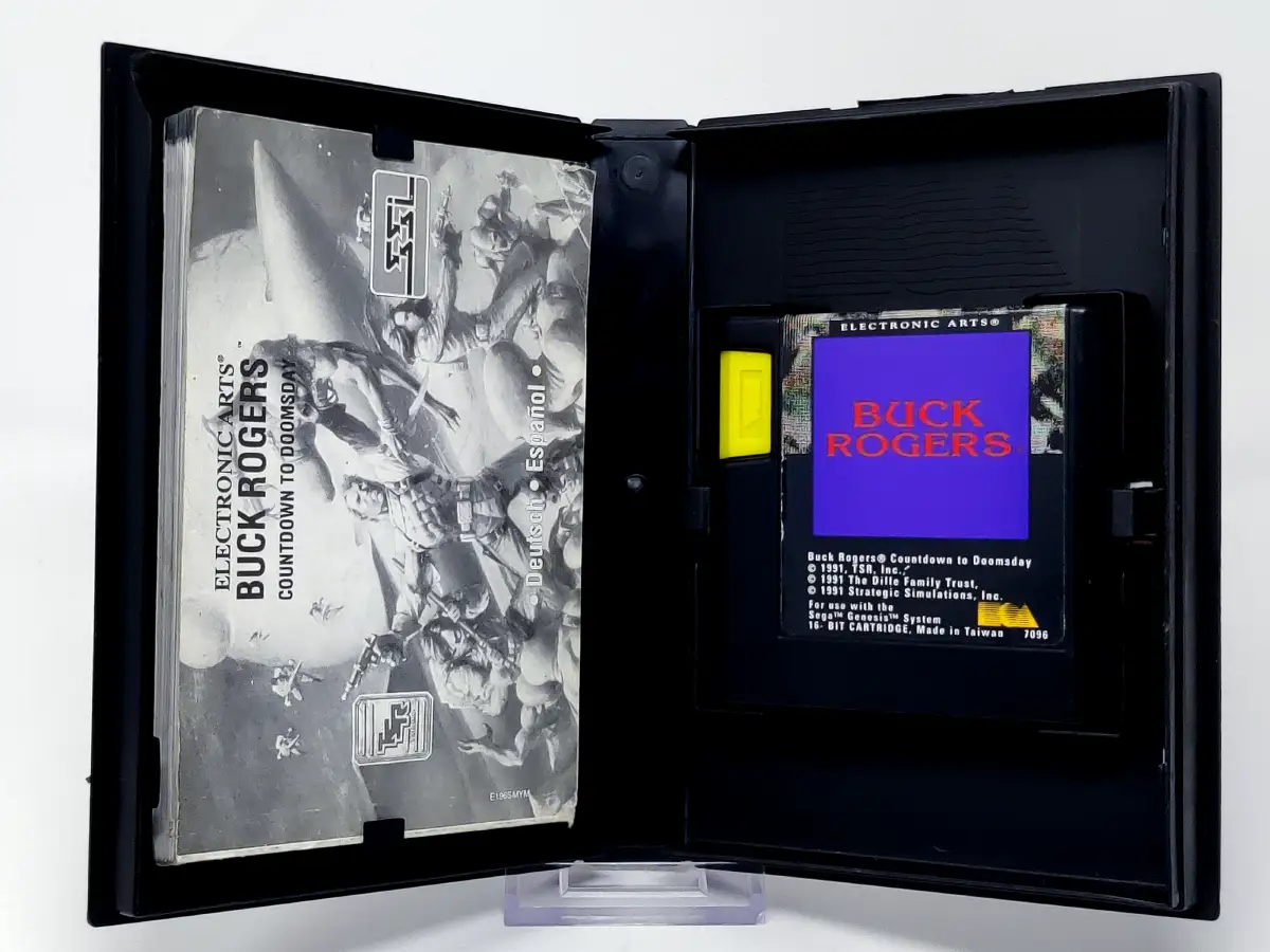 Lateral de la caja de Buck Rogers: Countdown to Doomsday (ESP) para Sega Mega Drive