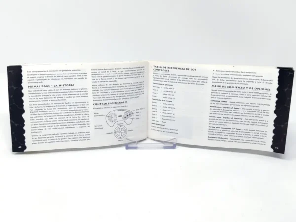 Otro detalle del juego Primal Rage (ESP) para Sega Mega Drive