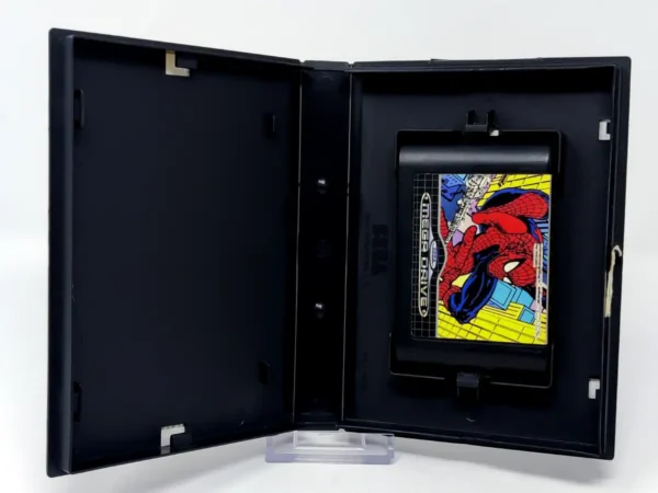Interior del juego Spider-Man (ESP) (Rebajado) para Sega Mega Drive con disco y manual
