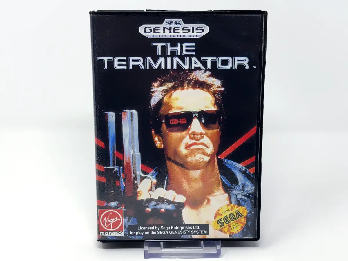Portada de The Terminator (USA) para Sega Mega Drive, edición NTSC USA, de segunda mano