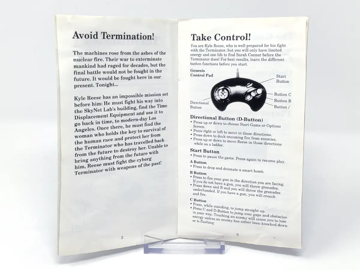 Vista adicional de The Terminator (USA) para Sega Mega Drive