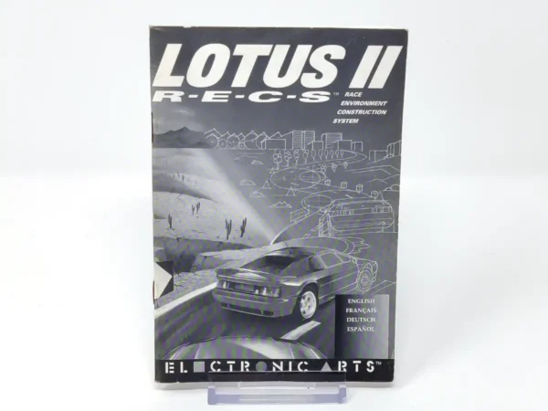 Lateral de la caja de Lotus II - RECS (ESP) (Classics) para Sega Mega Drive