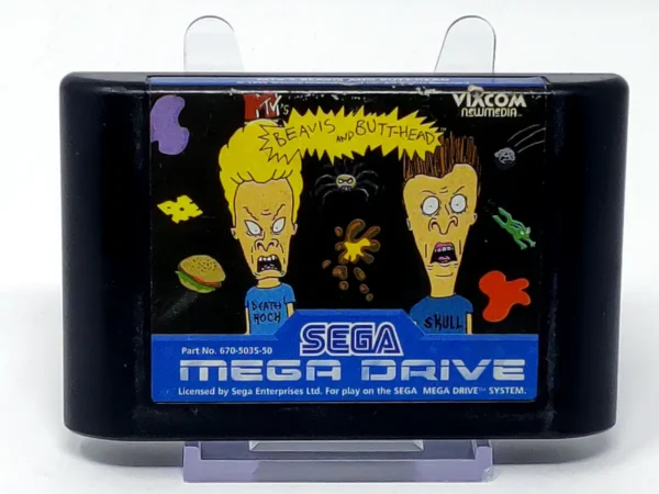 MTV's Beavis and Butt-Head (EUR) (Cartucho) para Sega Mega Drive, edición PAL EUR, de segunda mano