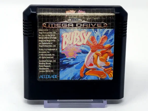 Bubsy in: Claws Encounters of the Furred Kind (ESP) (Cartucho) (Rebajado) para Sega Mega Drive, edición PAL España, de segunda mano