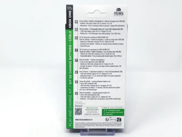 Kit de Carga y Juega: Batería + Cable (Xbox One) para XBOX One / Series X/S, edición PAL España, nuevo