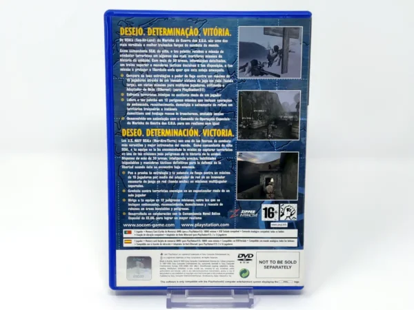 Parte trasera de SOCOM: U.S. Navy SEALs (ESP) (Rebajado) para PlayStation 2, edición PAL España