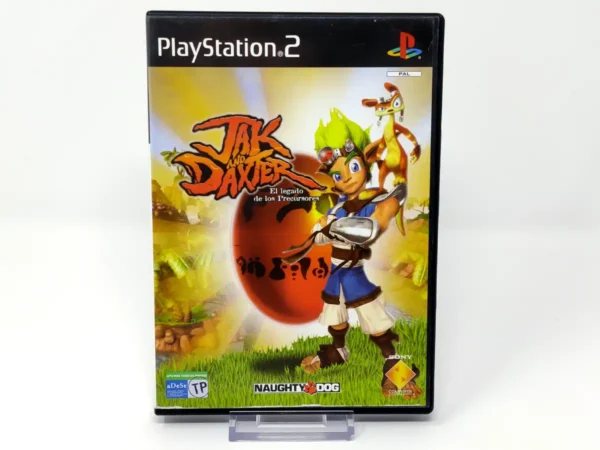 Portada de Jak and Daxter: El Legado de los Precursores (ESP) (Rebajado) para PlayStation 2, edición PAL España, de segunda mano
