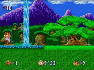 Screenshot de Bubsy in: Claws Encounters of the Furred Kind (ESP)