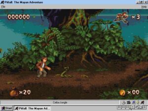 Screenshot de Pitfall: The Mayan Adventure (EUR) (Cartucho)