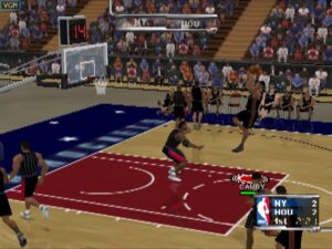Screenshot de NBA Courtside 2002 (ESP)