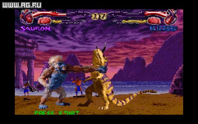 Screenshot de Primal Rage (ESP)