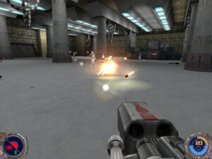 Screenshot de Star Wars: Jedi Knight II - Jedi Outcast (ESP)
