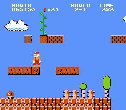 Screenshot de Super Mario Bros. (FRA) (Cartucho)