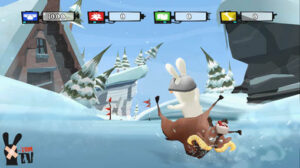 Screenshot de Rayman Raving Rabbids TV Party (ESP) (Selects)