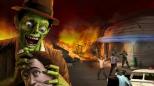 Screenshot de Stubbs the Zombie in Rebel Without a Pulse (ESP) (Precintado)