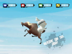Screenshot de Rayman Raving Rabbids TV Party (ESP) (Selects)